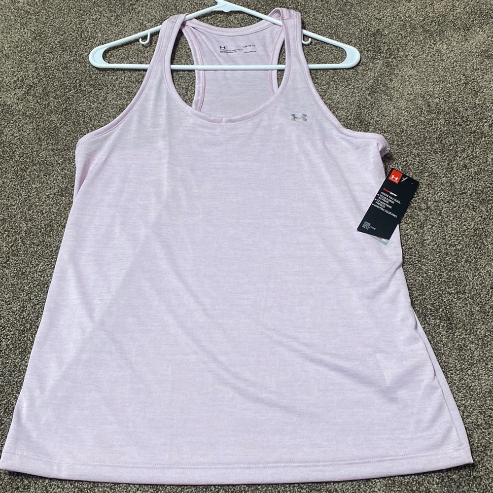 Under armour razorback tank top in size large